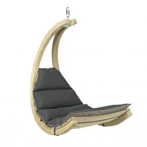 Amazonas Schwebestuhl gepolstert Swing Chair anthracite