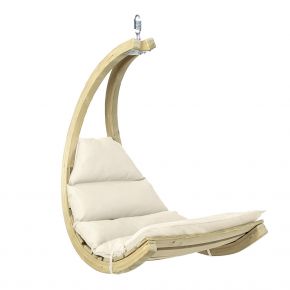 Amazonas Schwebestuhl gepolstert Swing Chair creme