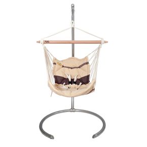 Lola Baby Hängematten Set Bella Chica Cappuccino mit Pegasus Edelstahlgestell