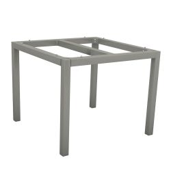 Stern Aluminium Tischgestell 80x80 cm, graphit, Vierkantrohr