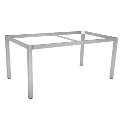 Stern Edelstahl Tischgestell 160x90 cm, Vierkantrohr