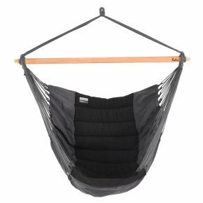 Luxus Hängesessel Panorama Chair DeLuxe Noire Indoor