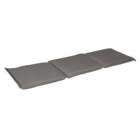 Stern Malaga passende Kissen graubraun für 3-Sitzer 47/150/4, 100% Polyacryl mit Reißverschluss
