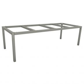 Stern Aluminium Tischgestell 250x100 cm, graphit, Vierkantrohr