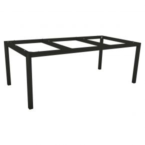 Stern Tischgestell 200x100 cm Aluminium schwarz matt