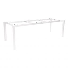 Stern Tischgestell 220x100 cm Penta Aluminium weiß mit Nivelliersystem