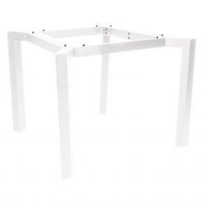 Stern Tischgestell 80x80 cm Penta Aluminium weiß mit Nivelliersystem